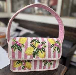 Handcrafted Seed Beads Beaded Embroidery Crossbody Handbag With Adjustable Strap Featuring <b>Unique</b> Style - Product Image 6