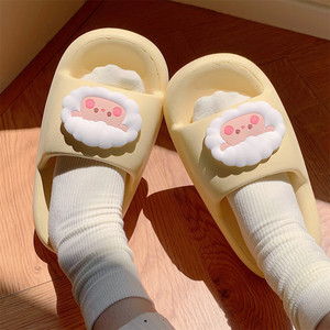 XIXIXITIAO Sandales d'intérieur pour femmes <span class=keywords><strong>Mouton</strong></span> pour pantoufles à la mode Animal mignon Eva Sandales de plage Style fourrure douce Vente en gros pour les filles - Product Image 3