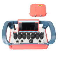 Control Remoto Inalámbrico de Alta Resistencia con 7 Joysticks, Monitor LCD y Acelerador de Motor para Sistema de Conversor de Frecuencia