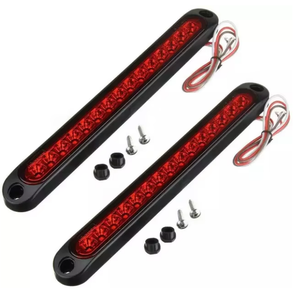 TCYATO 10 pouces <span class=keywords><strong>LED</strong></span> Truck Tail Brake Light New Rear Stop Signal Lamp Indicateur <span class=keywords><strong>pour</strong></span> voiture et <span class=keywords><strong>remorque</strong></span> 12-24V Lorry 15 LEDs - Product Image 6