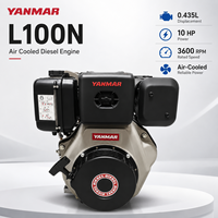 Moteur diesel monocylindre SCDC Yamnar L100N 10HP quatre temps refroidi par air 0,435L 3600 tr/min pour pompe à eau et générateur