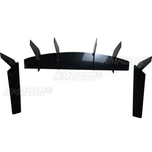 Diffuseur de pare-chocs arrière de voiture 5 mm, spoiler noir brillant, pièce de modification pour Ford Mustang 2022-2024, accessoires de voiture - Product Image 5