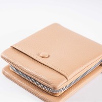 Dompet Zipper Zero Portabel dan Sederhana Baru, Tas Lembut Wanita Multifungsi dan Modis, Dompet Pendek, Tempat Kartu