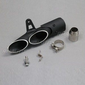 Modificación de Motocicleta, Tubo de Escape Universal TOCE de 2 y 3 Orificios para Motocicletas Deportivas CB1000 de Gran Cilindrada con Chimenea Inclinada - Product Image 1