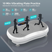 Plaque vibrante électrique intelligente RS avec télécommande audio pour entraînement à domicile, équipement d'exercice corporel, mise en forme et gestion du poids