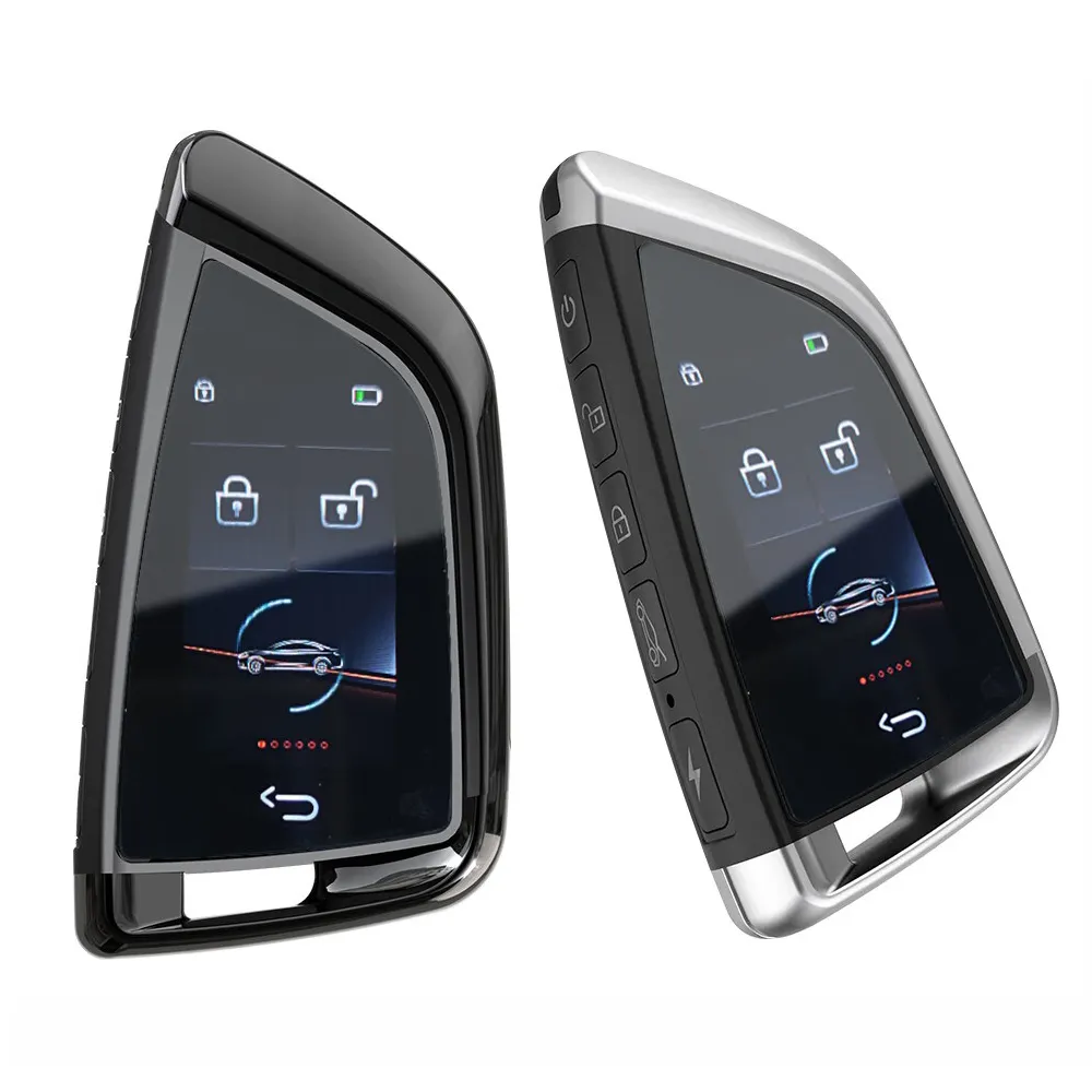 Szdalos 568 LCD chìa khóa thông minh cho BMW phong cách xe pke Keyless bắt đầu điện tử kỹ thuật số chìa khóa xe