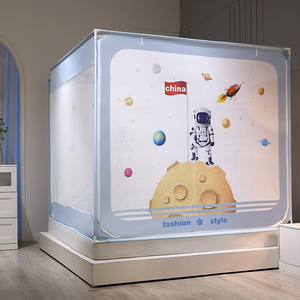 1.8เมตรผ้าปูเตียงกันตกสำหรับใช้ในบ้านวงเล็บไม่ได้ติดตั้งมองโกเลีย yurt เตียงหนามุ้งกันยุงสำหรับเด็ก - Product Image 6