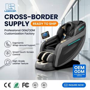 Silla de Gravedad Cero 4D de Lujo LEERCON DDP 2026 con Seguimiento por Voz AI, Mensajes Térmicos y Repuestos Gratuitos LEK-988Q9 4D 8D Luxur - Product Image 1
