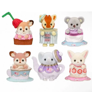 Cutie Collectibles <span class=keywords><strong>Sylvanian</strong></span> Families Tea Party Babies Blind Bag Animal Doll Surprise Blind Box Toy - Product Image 2