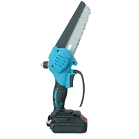 Mini-tronçonneuse portative légère et puissante, machine à couper le bois, tronçonneuse électrique rechargeable