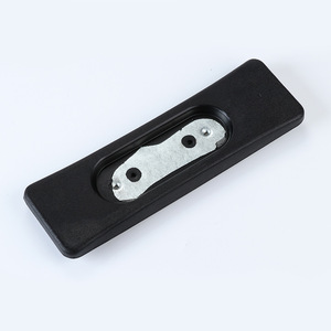 Coussin d'accoudoir pour chaise de bureau en PU, 265x75mm, antidérapant, noir, accessoire de quincaillerie en feutre pour meubles - Product Image 1