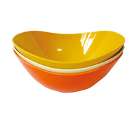 Bol à assiette en mélamine de 7.5 pouces pour desserts, pâtes, dîner, saladier en mélamine
