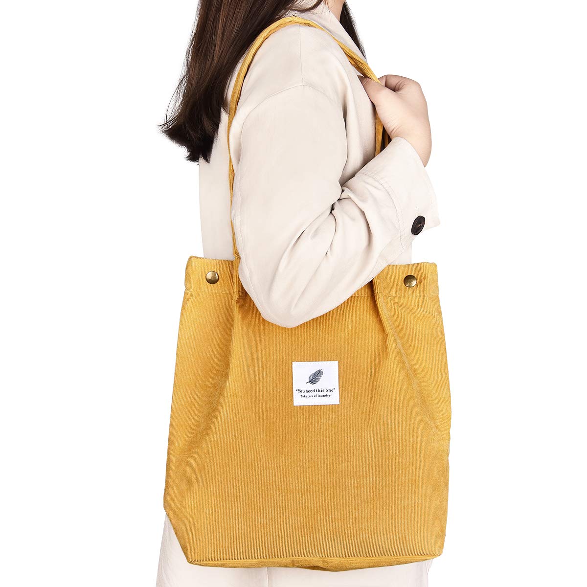 eco corduroy fashion bag