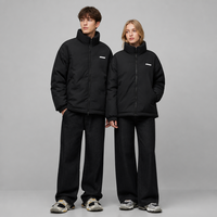 Veste matelassée pour couple personnalisée en duvet de canard blanc à 90 %, parka épaisse et chaude pour femme, idéale pour l'hiver, les activités de plein air, le camping et les aventures dans la neige