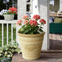 Décoration d'intérieur, accessoires de jardinage, pots de fleurs en PP brossé durables, grands bacs à plantes d'extérieur