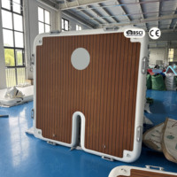 Plateforme flottante gonflable, plateforme de baignade modulaire et quai flottant pour usage maritime