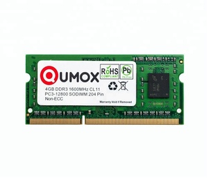 QUMOX 4GB 1600 DDR3 4 GB PC3-12800 SO-DIMM PC3 <b>RAM</b> Laptop-Speicher 204pin CL11 - Product Image 2