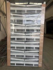 जस्ती इस्पात धातु भंडारण पिंजरे इलेक्ट्रोस्टैटिक पाउडर कोटिंग कार्गो भंडारण उपकरण के लिए स्थिर फोल्डेबल फोल्डेबल - Product Image 6