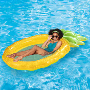 <span class=keywords><strong>Flotteur</strong></span> <span class=keywords><strong>de</strong></span> piscine gonflable en PVC épaissi en forme d'ananas <span class=keywords><strong>avec</strong></span> fond en maille, durable, pour se détendre dans l'eau, jouet <span class=keywords><strong>de</strong></span> fête d'été pour adultes - Product Image 5