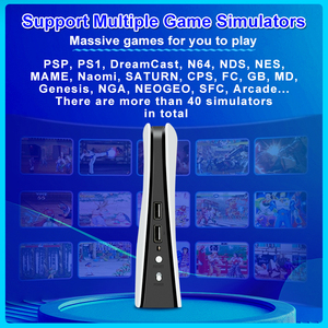 신제품 P5X S905X4 40000 + 게임 HD 출력 무선 4K 게임 조이스틱 TV 홈 조이스틱 64GB 레트로 비디오 게임 콘솔