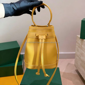 Bolso de Mano de PU con Cordón para Mujer, Marca Go Wholesale, Diseño de Primavera, Mini Bolso Tipo Cubo de Lujo de Diseñador Famoso - Product Image 1