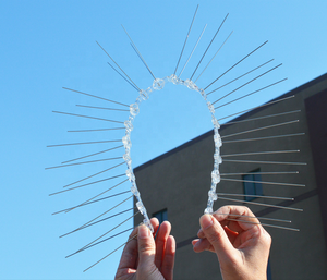 Lot de pointes d'oiseaux <span class=keywords><strong>anti</strong></span>-oiseau en plastique, 50/60CM, 75 kits de vente en gros - Product Image 3