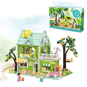 Nueva llegada DIY <span class=keywords><strong>Mini</strong></span> ladrillos figuras estilo Montessori casa de muñecas juegos de bloques de construcción juguete educativo perfecto niños artículos de regalo - Product Image 1