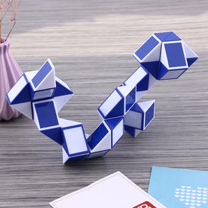 Rompecabezas de serpiente mágica de nieve de 48 piezas para niños, juguete educativo, juego de construcción de formas geométricas - Product Image 2