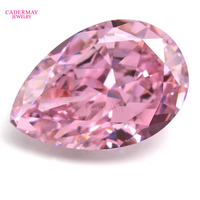 Pierres précieuses synthétiques, 8a, couleur rose gold, pendentif en zircon cubique, pierre précieuse, haute qualité, pour le moulage de cire, vente en gros