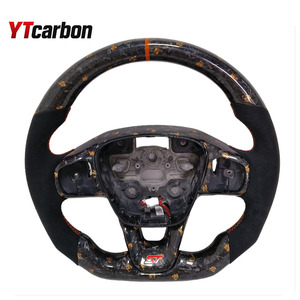 Personalización del volante de fibra de carbono forjado YTcarbon para Focus MK4 Fiesta MK8 <span class=keywords><strong>Kuga</strong></span> Puma <span class=keywords><strong>ST</strong></span> <span class=keywords><strong>ST</strong></span>-<span class=keywords><strong>Line</strong></span> - Product Image 3