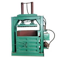 Petite presse à balles hydraulique pour bouteilles en plastique, compacteur de déchets en plastique, boîte en carton, machine à balles