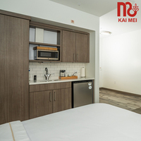 Ensemble de meubles de chambre et de cuisine en bois de chêne massif pour appartement et villa, design moderne, hôtels 3 à 5 étoiles, hôtel Marriott