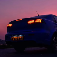 Feux arrière LED RGB OEM modifiés Plug-and-Play 6000 lm Rouge 12V Neuf pour Mitsubishi Lancer