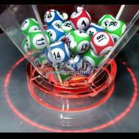 Luft geblasene Lotterie maschine mit Diamant zylinder für Lotto spiele DR50