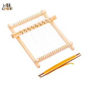 Popolare gioco per maglieria per bambini fai-da-te gioco divertente tessitura giocattoli telaio per tessitura in legno fatto a mano - Product Image 3