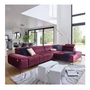 Personalización de fábrica de muebles de fábrica, sofá Seccional de tela de estilo italiano, conjunto de sofá modular de <span class=keywords><strong>esquina</strong></span> <span class=keywords><strong>en</strong></span> forma de U, sofás de sala de estar - Product Image 1