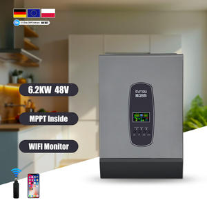 Système d'onduleur solaire hybride entrepôt de l'UE 3,6 KW 6,2 KW 11KW système solaire hors réseau 24V 48V CA contrôleur MPPT monophasé avec WiFi - Product Image 1