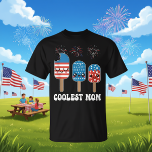 Camiseta sin mangas con la bandera de EE. UU. para el 4 de julio, el día más fresco del verano, para mamá, promocional - Product Image 3