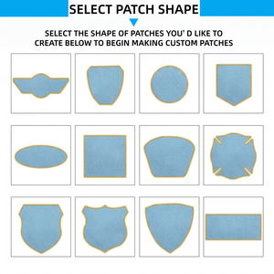 Parches con Logotipo Bordado en 3D Personalizados, con Bordado en Relieve, Adhesivos Termoadhesivos para Ropa, Gorras y Bolsas - Product Image 4
