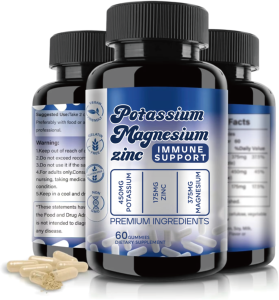 Potassium Magnesium Supplement 1000mg Magnesium Potassium Zinc <strong>for</strong> Leg Cramps High Absorption Magnesium Complex 120 Capsules - Product Image 6