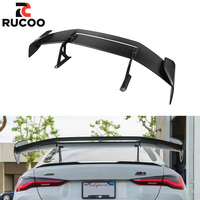 Spoiler Sayap Belakang Serat Karbon Kering ADR3 untuk BMW G80 G82 G83 G87 M2 M3 M4, Ringan, Sistem Bolt-On, Model Swan Neck, Part Aero untuk Balap