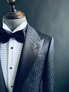 <span class=keywords><strong>Costume</strong></span> sur <span class=keywords><strong>mesure</strong></span> en laine mérinos et polyester, <span class=keywords><strong>demi</strong></span>-toile, <span class=keywords><strong>costume</strong></span> de soirée formel, simple boutonnage, coupe ajustée, 2 pièces, <span class=keywords><strong>costume</strong></span> pour <span class=keywords><strong>homme</strong></span> - Product Image 3