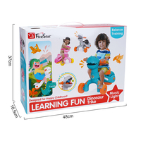 Trottinette musicale électrique FiveStar pour enfants, voiture à batterie et draisienne, jouets à thème animalier pour les enfants