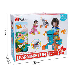 FiveStar çocuklar elektrikli müzikal Scooter akülü yürümeye başlayan araba ve denge bisiklet hayvan temalı oyuncaklar çocuk binmek için - Product Image 5