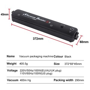 Vacuum Sealer Machine Indicator Lights Portable Multi Modes Automatic Food Vacuum One Touch for Home Packing <b>Smart</b> Home Products - Product Image 6