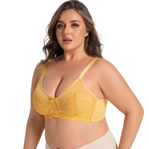 Soutien-gorge en dentelle <span class=keywords><strong>grande</strong></span> <span class=keywords><strong>taille</strong></span> pour femme, bonnets C D E F, avec armatures, couvrance totale, minimiseur, lingerie ultra-fine, <span class=keywords><strong>grande</strong></span> <span class=keywords><strong>taille</strong></span> 46/105 - Product Image 2
