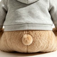 Boneka Beruang Teddy Hoodie Bordir Custom - Boneka Hewan Lucu dan Lembut dengan Hoodie yang Dapat Dipersonalisasi, Hadiah Sempurna untuk Anak-anak dan Dewasa