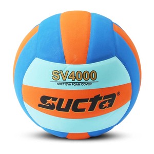 Ballon de <span class=keywords><strong>volley</strong></span>-<span class=keywords><strong>ball</strong></span> en EVA fabriqué à la machine, respectueux de l'environnement, haute durabilité, design antidérapant, ballon d'entraînement pour les sports scolaires et les jeux récréatifs - Product Image 2