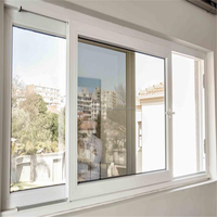 Ventanas corredizas de aleación de aluminio de diseño moderno para edificios domésticos y de oficinas