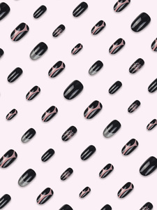 24 Uds. Fácil <span class=keywords><strong>de</strong></span> aplicar puntas <span class=keywords><strong>de</strong></span> uñas francesas a presión patrón <span class=keywords><strong>de</strong></span> <span class=keywords><strong>tela</strong></span> <span class=keywords><strong>de</strong></span> <span class=keywords><strong>araña</strong></span> negra ABS uñas artificiales <span class=keywords><strong>para</strong></span> Halloween <span class=keywords><strong>para</strong></span> aplicación <span class=keywords><strong>de</strong></span> dedos - Product Image 5